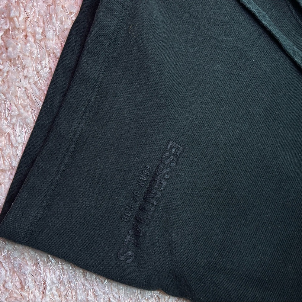 Essentials Charcoal Drawstring Shorts - image 3